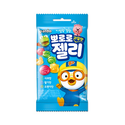 팔도 뽀로로 과일맛 젤리, 53g, 222개