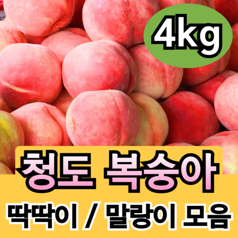 24년 경북 영천 아삭이 복숭아 3kg2박스  총 6kg - [농협납품농장] 프리미엄 말랑이 딱딱이 복숭아 4kg, 1박스, 2-2) <딱딱이> 로얄과 4kg’/></a></p>
<p class=