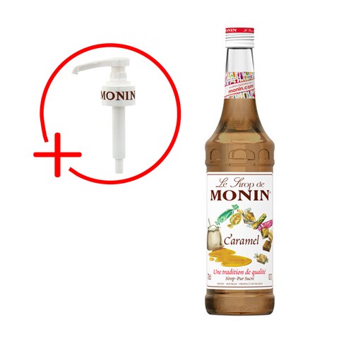 모닌 카라멜 시럽 1000ml+모닌 전용 펌프 증정