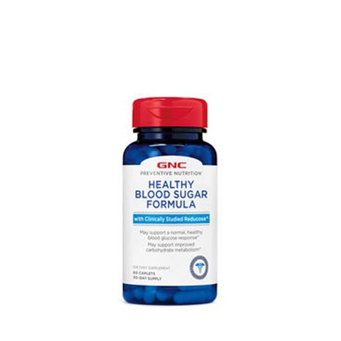 GNC 지앤씨 프리벤티브 헬시 혈당 포뮬라 (60정) GNC Preventive Nutrition Healthy Blood Sugar Formula 60 Caplets, 60개