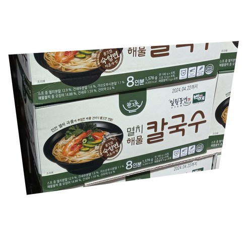 조조칼국수 - 코스트코 백제 일월풍면 멸치해물칼국수, 1개, 197g