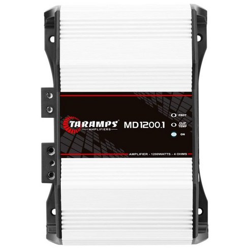 Tar's Tars MD 1200.1 1 채널 1200와트 Rms 자동차 오디오 앰프 1옴