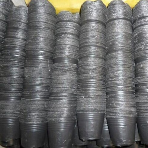 비닐 포트 화분 화훼 대용량 묘목 컵 봉지 검정 블랙 소형 중형 대형 플라스틱, 8X8 500개