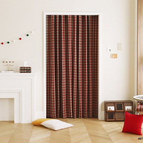 2023년 가성비 최고 크리스마스커튼 - 데코토닉 런던체크 커튼