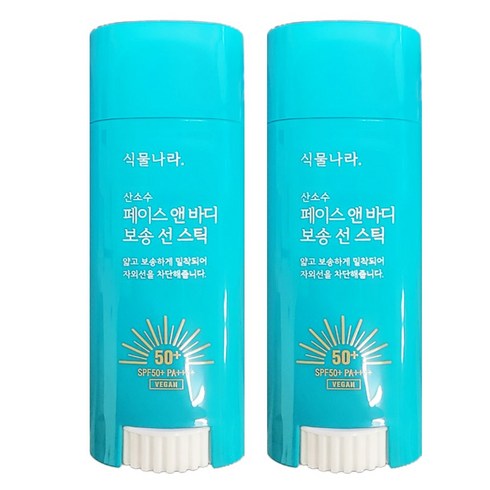 식물나라 산소수페이스앤바디보송선스틱_1+1, 30g