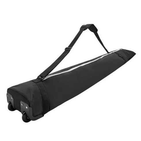휠 스토어 앰프가 있는 스노우보드 가방 최대 194cm의 스노우보드 운반 조절 가능한 내마모성 긁힘 방지 스키 파우치, 검은색, 1.Black