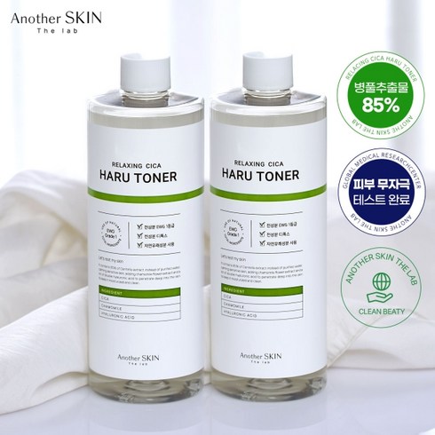 [1+1] 어나더스킨더랩 릴렉싱 시카 하루토너 500ml, 단품