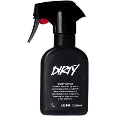 일본 러쉬 LUSH JAPAN dirty 더티 바디스프레이 200ml, 1개