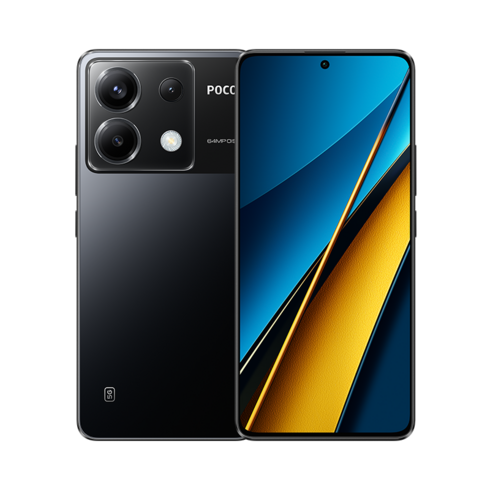 월드 프리미어 POCO X6 5G 스마트폰 글로벌 버전 Snapdragon 7s Gen 2 NFC 120Hz 플로우 아몰레드 디스플레이 64MP 카메라 OIS 67W, 블랙, 12GB, 256GB