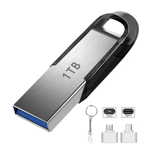 세계일주 USB 3.0 휴대용 대용량 빨라지는 스마트폰 호환가능 C타입 USB 메모리 1TB 2TB