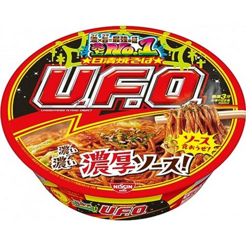 닛신 야키소바 U.F.O. 컵라면, 일반1개