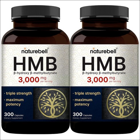 hmb-3000 - 네이처벨 hmb 3000mg 300캡슐 2팩 세트, 2개, 300정