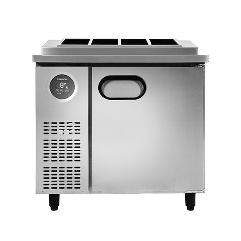 스타리온 업소용 김밥 토핑 냉장고 W900, 1/3 밧드, 올스텐형