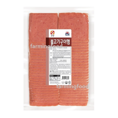 불고기구이햄 - [소담푸드] 불고기구이햄(토스트 샌드위치용), 1kg, 10개