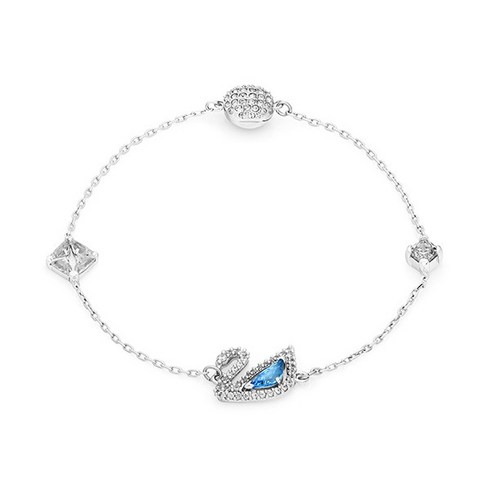 [스와로브스키] 5521473 Dazzling Swan 스완 블루 미디움 팔찌