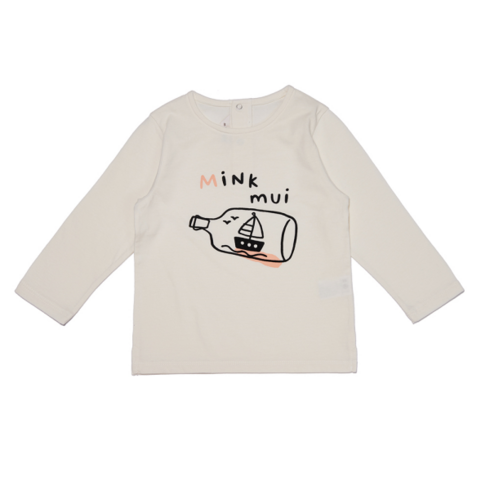 [밍크뮤(P)] [밍크뮤][밍크뮤]모노드로잉티셔츠 (32215-330-01)