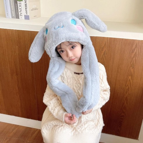 산리오 시나모롤 모자 목도리