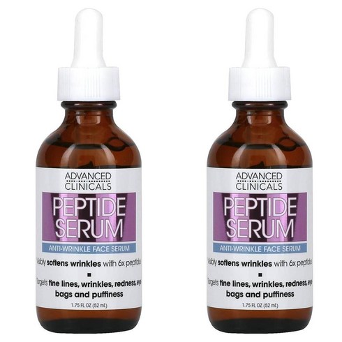 어드밴스드 클리니컬스 안티 링클 콜라겐 펩타이드 페이스 세럼 52ml 2팩, 2개