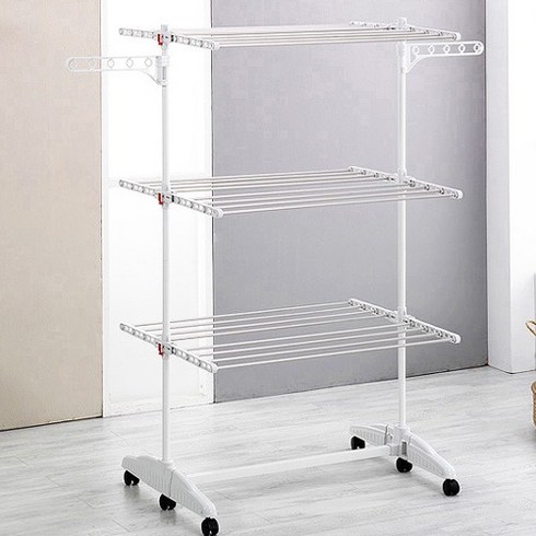 위즈홈 이동 접이식 빨래건조대 6단(일반) 건조대, 1개