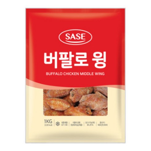 사세버팔로윙 - (무)(냉동)버팔로윙(사세 1kg), 2개, 1kg