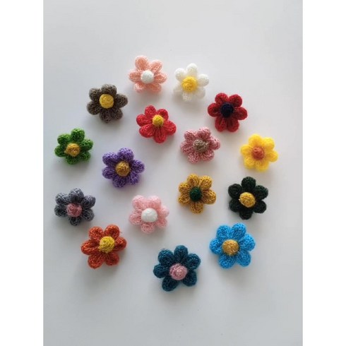 2023년 가성비 최고 엠마프론뱅츠보 - 컬러 잔꽃 브로치옷핀 브로치 가방장식16종 세트