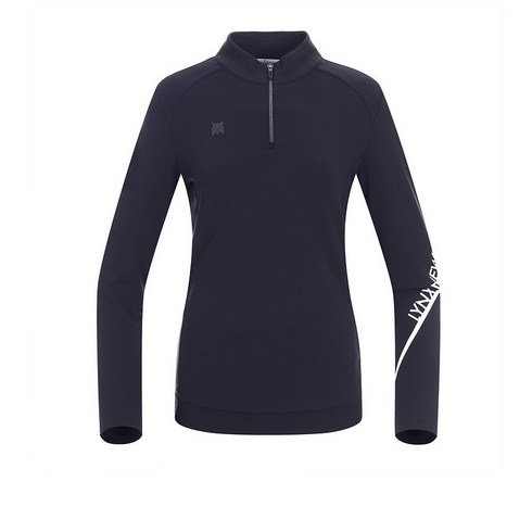 2023년 가성비 최고 링스 여성골프웨어 - 링스 골프 가을 여성 우븐 패딩 믹스 하이브리드 반집업 티셔츠, 베이지, 1개