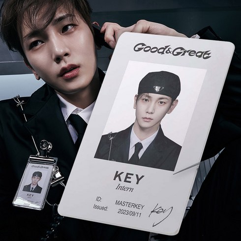 키 앨범 Good & Great 미니 2집 ID CARD 아이디카드 KEY 굿앤그레잇 샤이니 노래 Shinee 굿즈, 키 굿앤그레잇 ID카드+커버레터1종