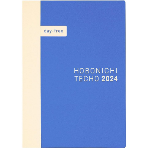 HOBONICHI 호보니치 2024 다이어리 수첩 dayfree 데이프리 A6 사이즈, 1개