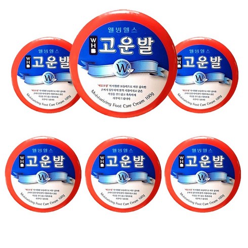 웰빙헬스 WHB고운발100g 풋크림 FOOT Cream 에뮤오일 보습크림 풋크림, 1개입, 6개