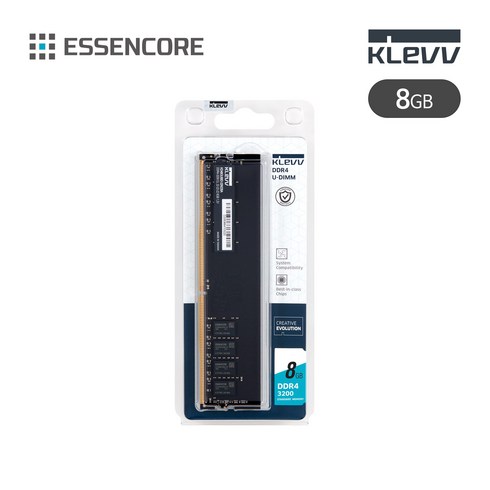 ESSENCORE KLEVV DDR4 8G PC4-25600 CL22 3200MHz 파인인포