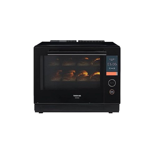 도시바 과열 수증기 오븐 레인지 30L 돌가마 돔 350℃ 2단 조리 ERXD7000K 그랑 블랙 플랫 테이블 패밀리 입학 입학 사회초년생