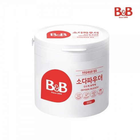 비앤비 유아용 소다 파우더, 500g, 6개