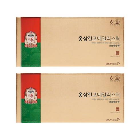 홍삼진고 - 정관장 홍삼진고데일리스틱(10gX30포) 2박스, 없음, 300g, 2개