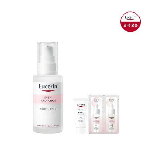 유세린 - [유세린] 이븐래디언스 모이스처라이저 50ml [증]우레아 5ml +듀오앰플 샤쉐 2ml, 1:유세린 이븐래디언스 모이스처라이저 50ml