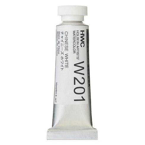 홀베인 수채화물감 HWC 15ml 낱색 A시리즈, A 201 CHINESE WHITE, 1