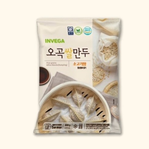 오곡쌀만두 소고기향300g (1봉) _효성식품, 1개, 300g