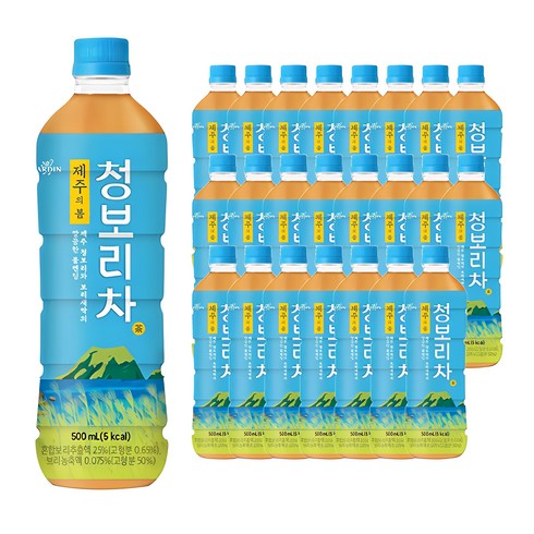 리스차 - 쟈뎅 제주의 봄 청보리차, 500ml, 24개