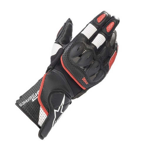 알파인스타 글러브 SP-2 V3, BLACK WHITE BRT RED, L