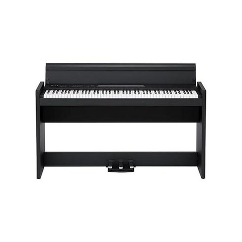 KORG LP-380U Digital Home Piano with 88-Key Fully Weighted Keyboard Built-in Speakers Furniture, BLACK, one option