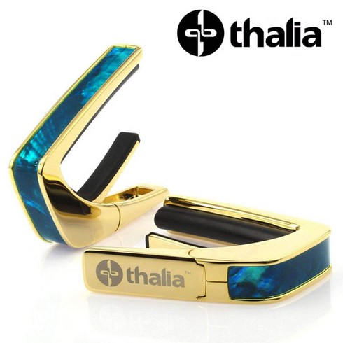 Thalia 카포 Capo with Teal Angel Wing Inlay, 단품