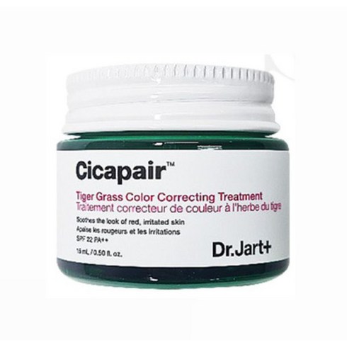 닥터자르트 시카페어 타이거 그래스 컬러 코렉팅 트리트먼트 SPF22 PA++ 15ml CCT, 혼합색상, 1개