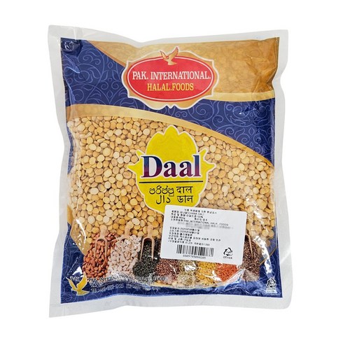 콩 이집트콩 차나달 Chana Dhal 800g worldfood, 1개