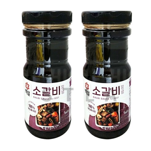 소갈비양념 - 백설 소갈비양념 840gx2, 840g, 2개