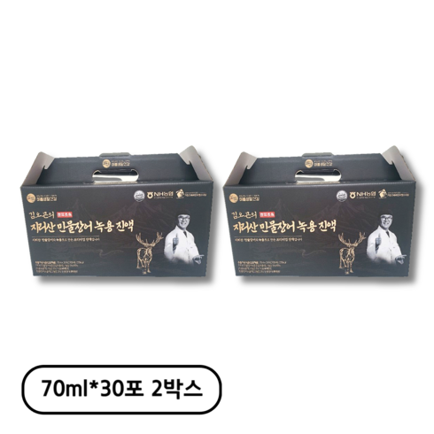 장어즙 - 김오곤의 지리산 민물장어 생 녹용 진액, 140ml, 1개