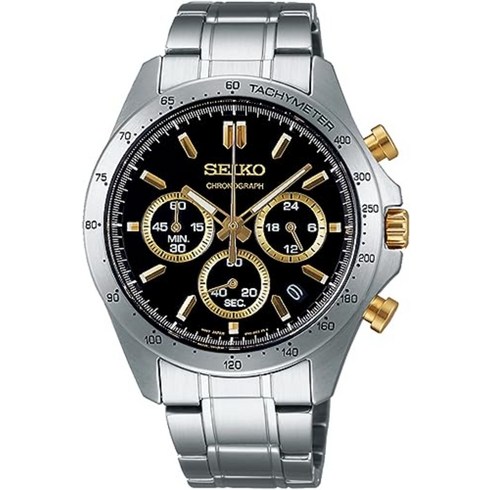 [SEIKO] 세이코 SEIKO 크로노그래프 쿼츠 CHRONOGRAPH QUARTZ 손목시계 남성 SBTR017 그린 브라운 레더 일본정품 선물 기념일