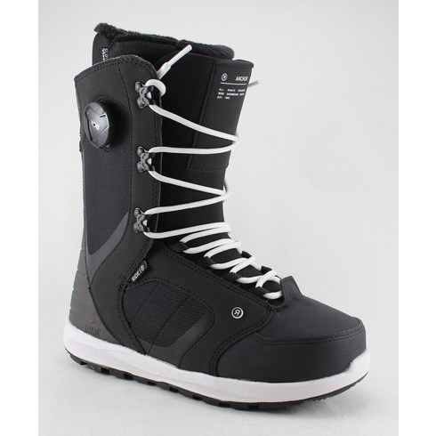 라이드 부츠 스노우보드 Ride Anchor Boa Tongue Tied System Snowboard Boots 남성 9 Black New 2023