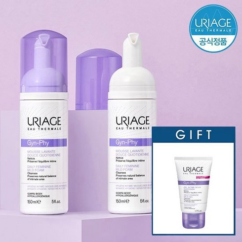 [2SET] 유리아쥬 진피 마일드폼150ml (여성청결제)+GIFT, 단품