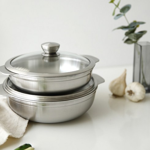 알라딘 통5중 스텐 인덕션냄비 이유식냄비 라면냄비 5종, 알라딘냄비20cm