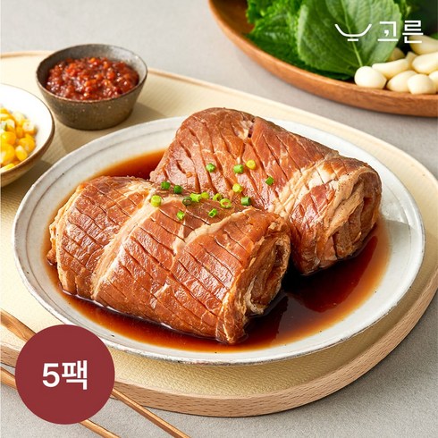 고른 칼집 멍석말이 돼지왕구이 750g 5팩, 5개