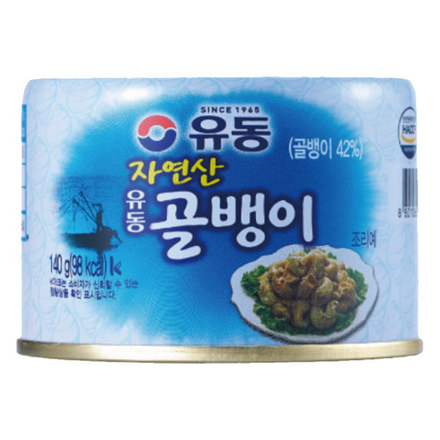 유동 자연산 골뱅이, 140g, 24개